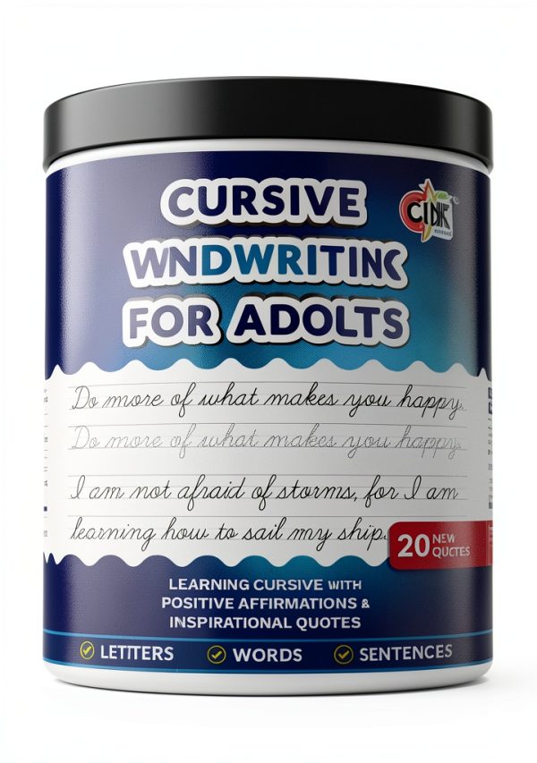 Kindle Scribe Handwriting Reference – 128‑Page Replica for Adults-0